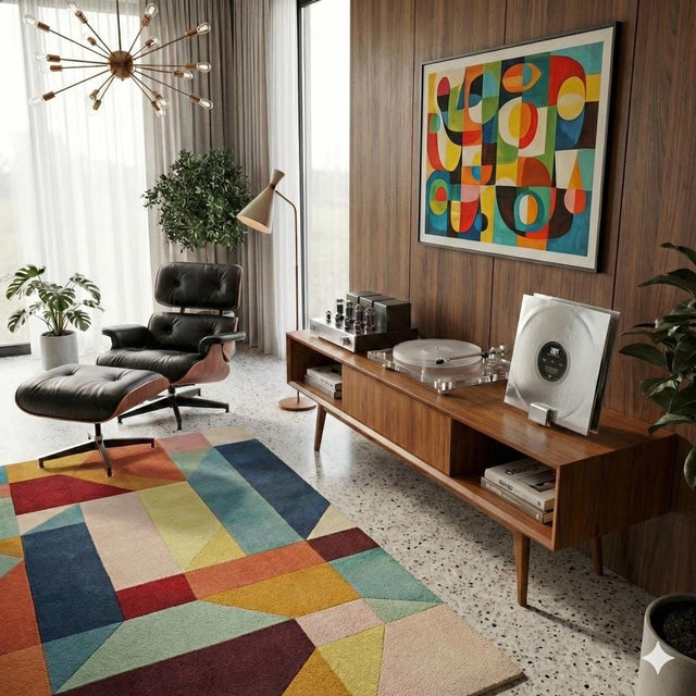 Silver Vinyl Record Stand - Chrome Vinyl Holder & Industrial Album Display