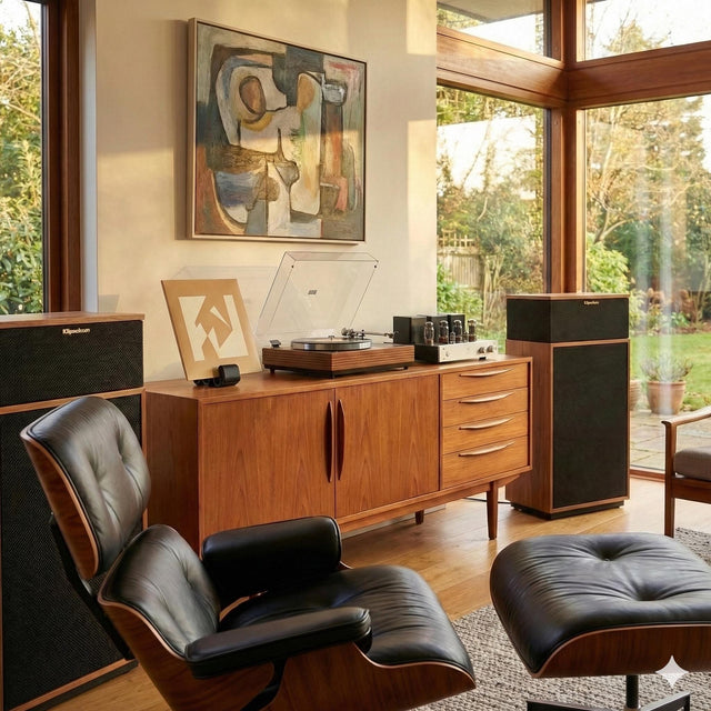 Black Vinyl Record Stand - Minimalist Album Display | Matte Black Holder for Desk