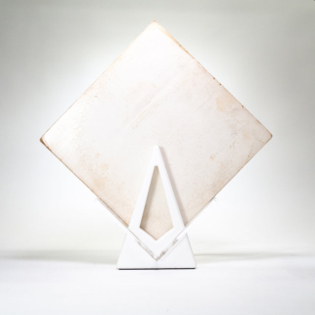 Vinyl Record Storage Display Holder - White