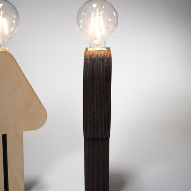 Him and Her Lamps - Personalized - Quetzal Studio