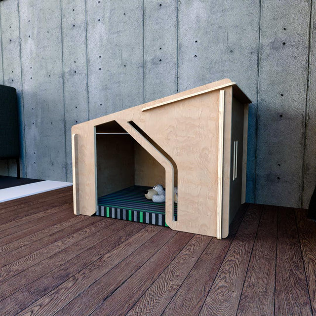 Wooden Pet House - Personalized Modern Crate