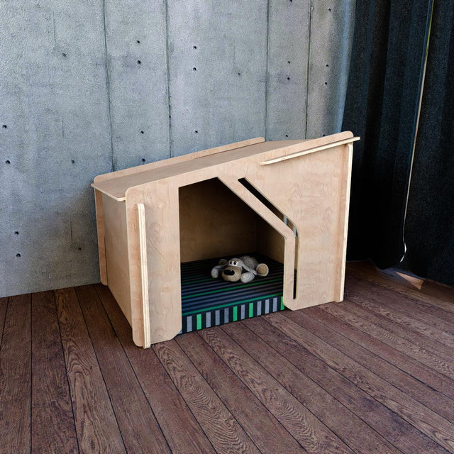 Wooden Pet House - Personalized Modern Crate