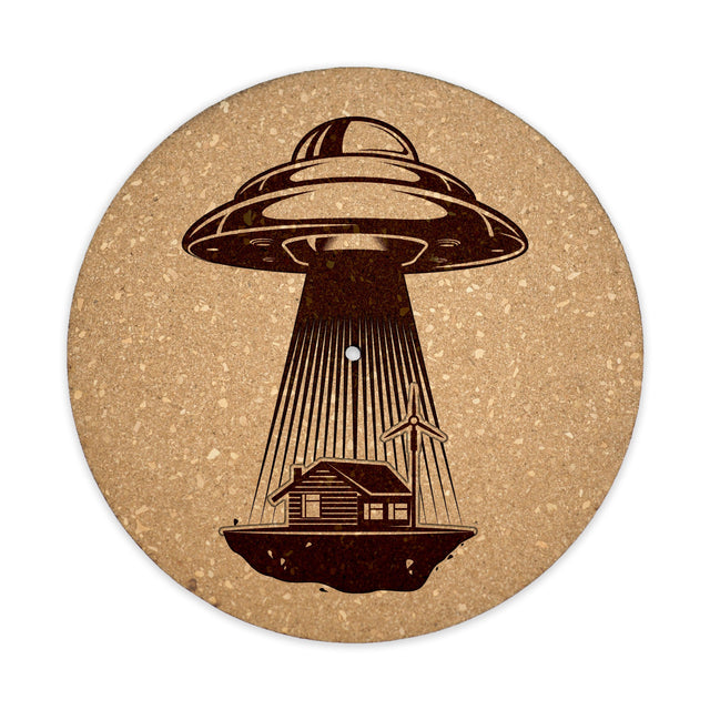 UFO Turntable Slipmat - Audiophile-Grade Cork | Quetzal Studio - Quetzal Studio