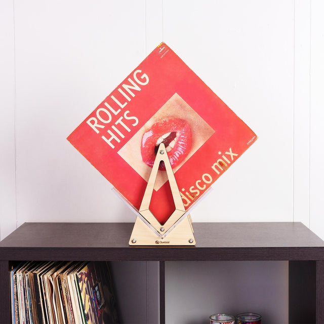 Vinyl Record Collection Display - Natural - Quetzal Studio