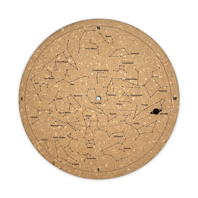 Constellations Turntable Slipmat - Audiophile-Grade Cork | Quetzal Studio - Quetzal Studio