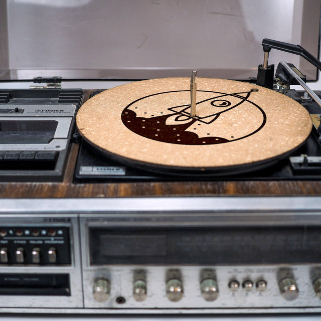 Rocket Turntable Slipmat - Audiophile-Grade Cork | Quetzal Studio - Quetzal Studio