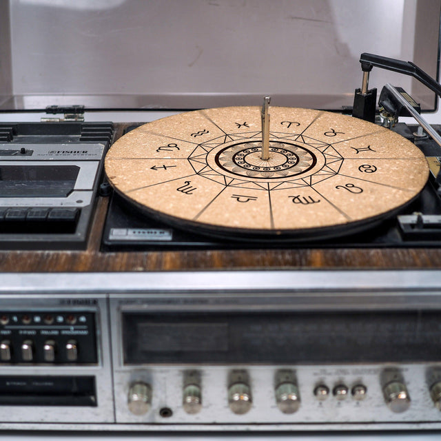 Zodiac Turntable Slipmat - Audiophile-Grade Cork | Quetzal Studio - Quetzal Studio