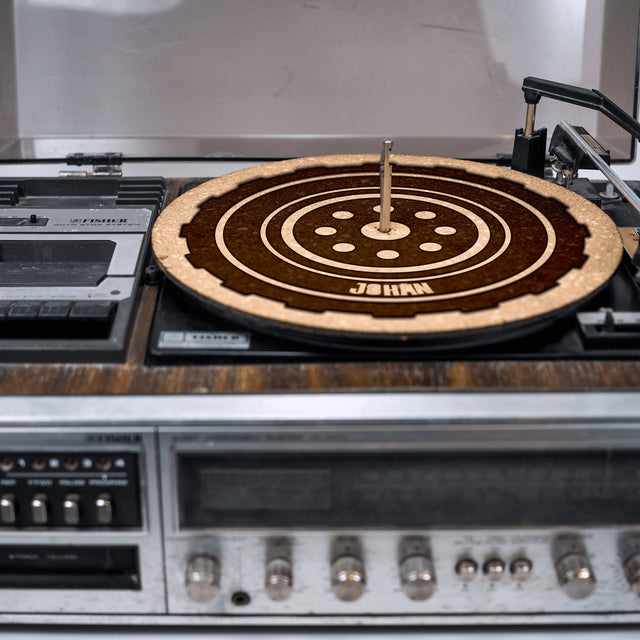 Tyre Cork Turntable Slipmat | Enhanced Static-Repellant Audiophile Vinyl Accessory | Quetzal Studio