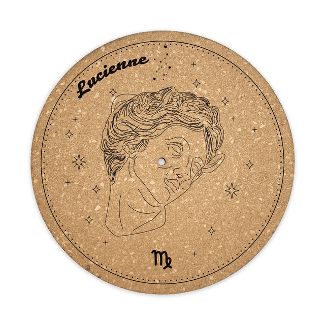 Virgo Cork Turntable Slipmat | Enhanced Static-Repellant Audiophile Vinyl Accessory | Quetzal Studio