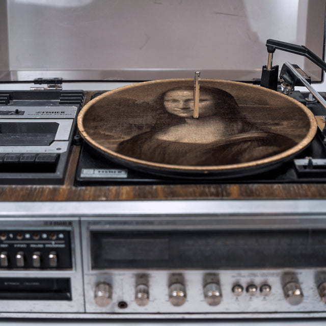 Monalisa Cork Turntable Slipmat | Enhanced Static-Repellant Audiophile Vinyl Accessory | Quetzal Studio