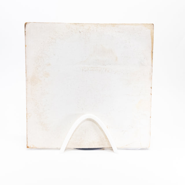 a white square with a white handle on a white background