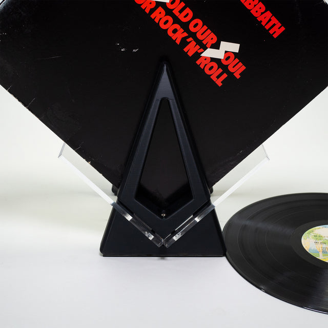 Vinyl Record Storage Display Holder - Black