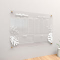 Acrylic Wall Calendar Planner - Weekly - Tropical - Quetzal Studio