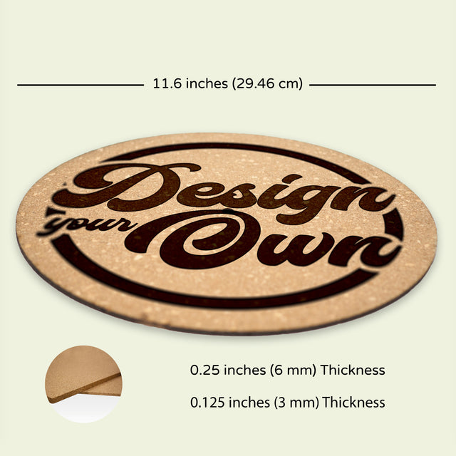 Turntable Slipmat - Design your own premium custom cork slip mat
