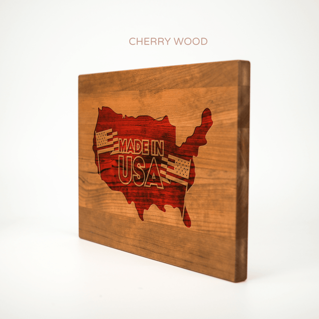 Personalized Cutting Board - Made In USA - Maple, Cherry or Walnut - Quetzal Studio
