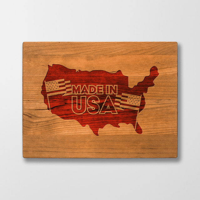 Personalized Cutting Board - Made In USA - Maple, Cherry or Walnut - Quetzal Studio