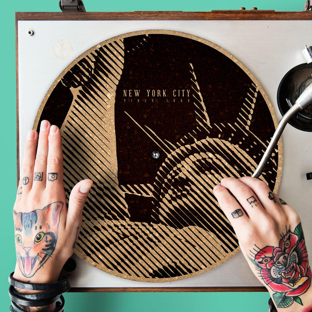 Liberty Turntable Slipmat - Audiophile-Grade Cork | Quetzal Studio - Quetzal Studio