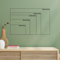 Acrylic Wall Calendar Planner - Task Journal - Drawings - Quetzal Studio