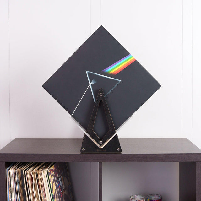 Vinyl Record Desktop Shelf - Black