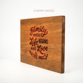 Personalized Cutting Board - Family - Maple, Cherry or Walnut - Quetzal Studio