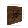 Personalized Cutting Board - Good Food Good Mood - Maple, Cherry or Walnut - Quetzal Studio