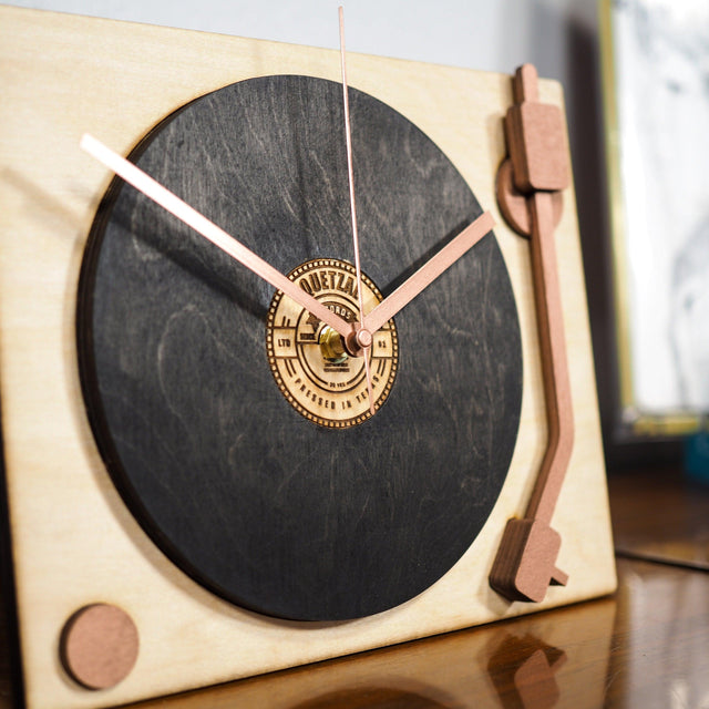 Turntable Wall Clock - Quetzal Studio