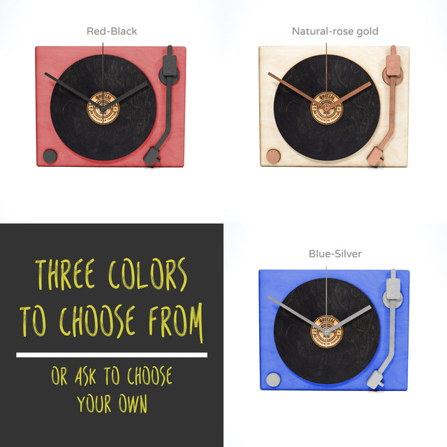 Turntable Wall Clock - Quetzal Studio