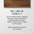 Personalized Cutting Board - Best Friends - Maple, Cherry or Walnut - Quetzal Studio