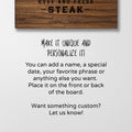 Personalized Cutting Board - My Only Love - Maple, Cherry or Walnut - Quetzal Studio
