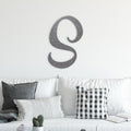 Single Initial Letter Decorative Wood Wall Sign - Quetzal Studio