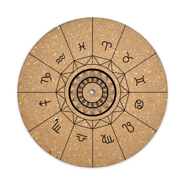 Zodiac Turntable Slipmat - Audiophile-Grade Cork | Quetzal Studio - Quetzal Studio