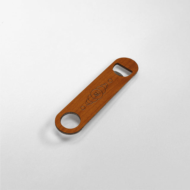 Wooden Flat Bottle Opener - Circles - Quetzal Studio