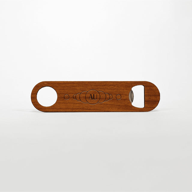 Wooden Flat Bottle Opener - Circles - Quetzal Studio