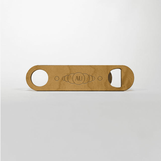 Wooden Flat Bottle Opener - Circles - Quetzal Studio