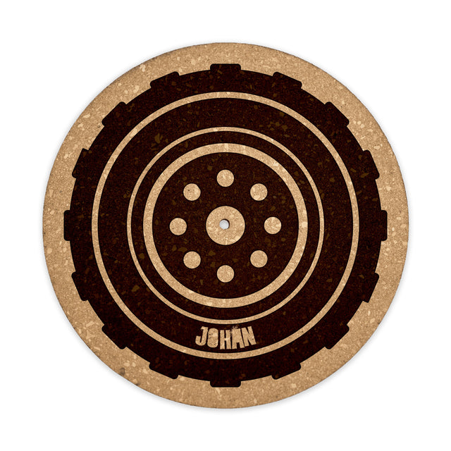 Tyre Cork Turntable Slipmat | Enhanced Static-Repellant Audiophile Vinyl Accessory | Quetzal Studio