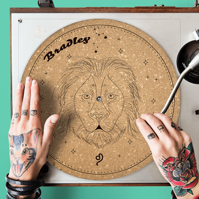 Leo Cork Turntable Slipmat | Enhanced Static-Repellant Audiophile Vinyl Accessory | Quetzal Studio