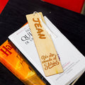 Personalized Wood Bookmark with Tassel - MADE OF STORIES - Quetzal Studio