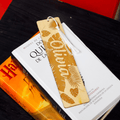 Personalized Wood Bookmark with Tassel - Plants - Quetzal Studio